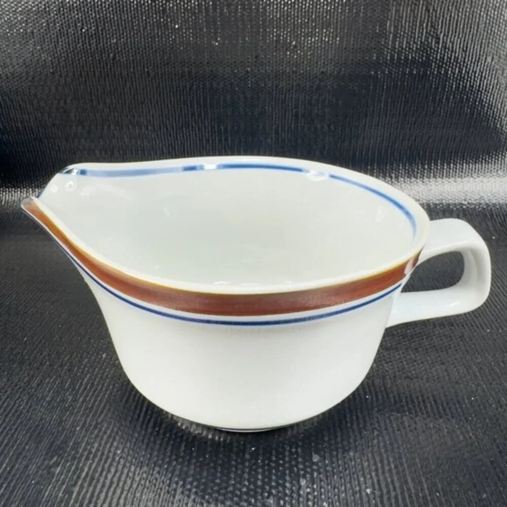 Salem Stoneware Georgetown Gravy Boat Sauce Dish American Country‎ Farmhouse VTG